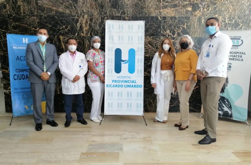 Ejecutivos de la empresa Bio-Nuclear visitaron el Hospital Provincial Ricardo Limardo.