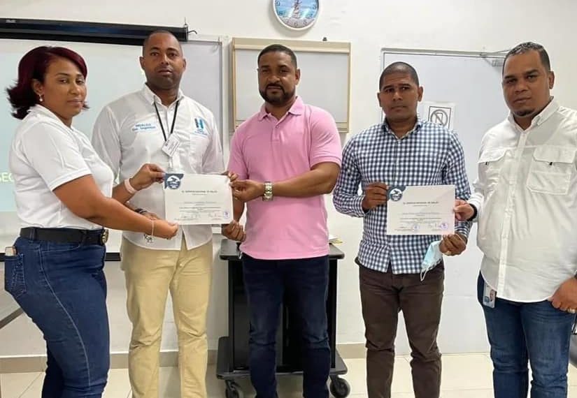 Direcci&oacute;n de Seguridad F&iacute;sica del SNS imparte el curso en el Hospital Provincial Ricardo Limardo.